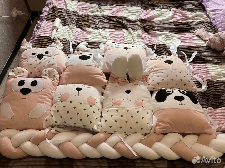 Подушки в детскую кроватку