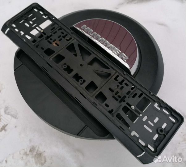 Накладка для крепления номера на Hummer H2