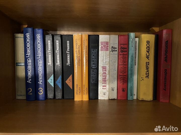 Книга Пушкин,Гранин,Симеон,Дрюон,Маринина и др