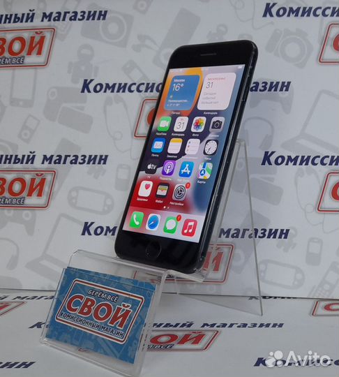 Смартфон Apple iPhone 7 128 гб RU, 1 SIM, черный