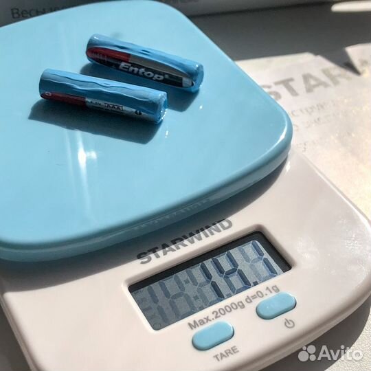 Весы кухонные электронные до 2кг (точность 0,1г)