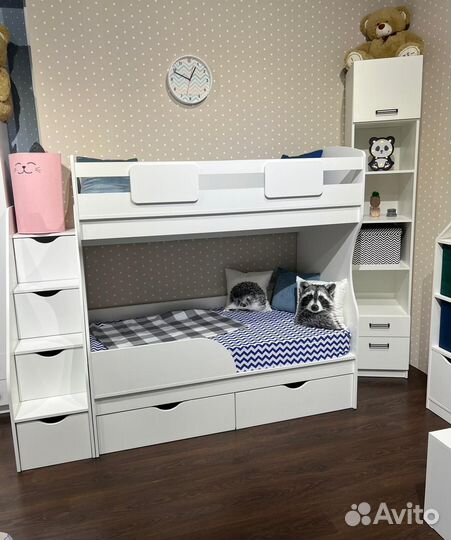 Двухъярусная кровать детская 80х160 Alfa mini