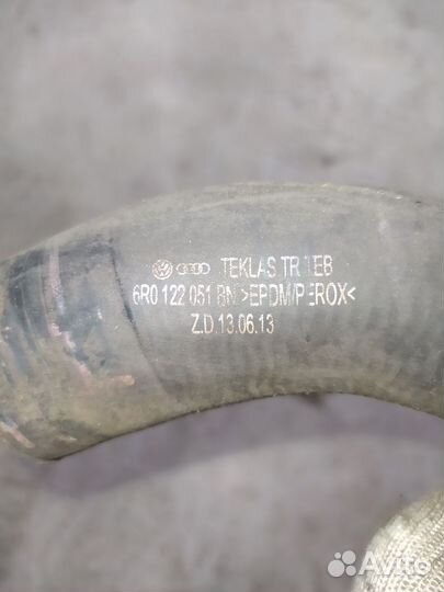 Патрубок радиатора верхний VW Polo Sedan 1,6 cfna