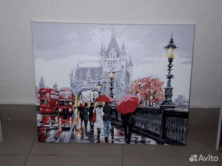 Картина маслом на холсте Лондон
