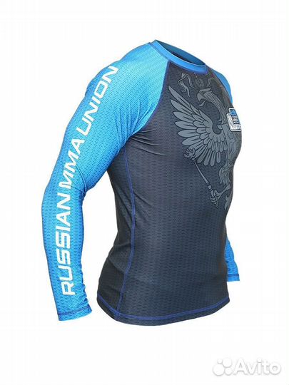 Рашгард Союз мма России (синий, XL)