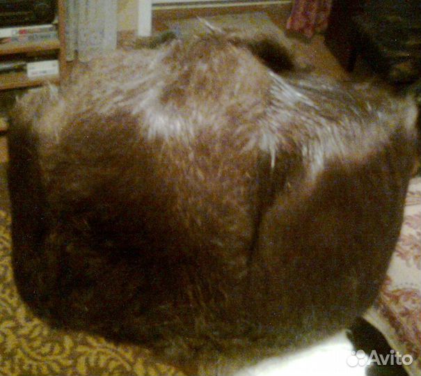 Шапка из нутрии. Полная. Б. У. 55 размер
