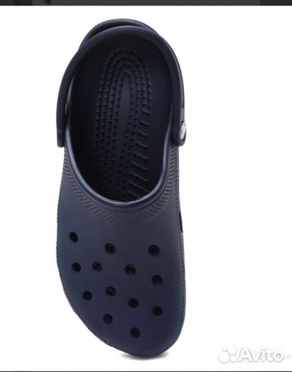 Crocs сабо мужские 42 43, цвет черный, оригинал