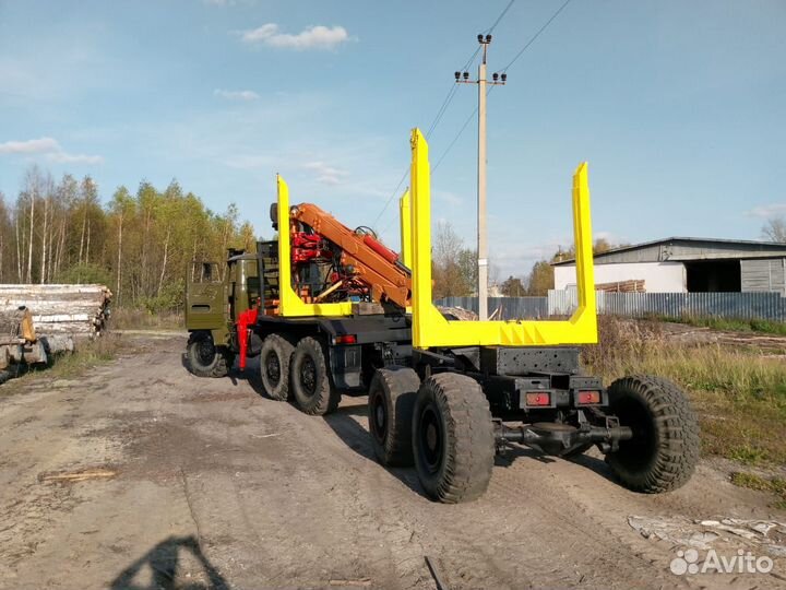 Урал 375Д с КМУ, 1981