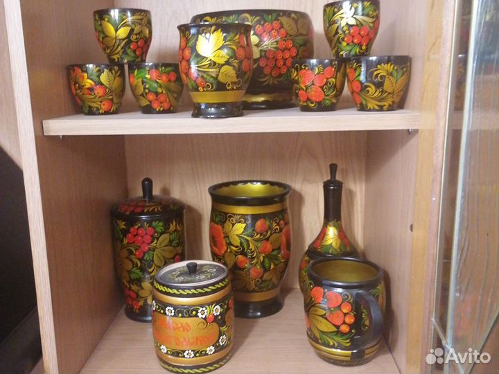 Посуда хохлома СССР