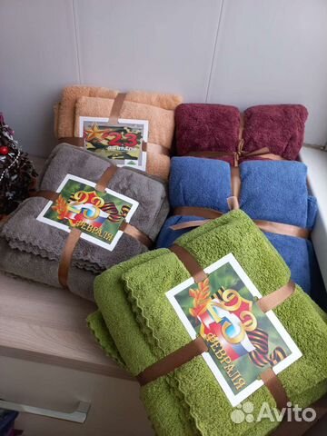 Полотенца микрофибра,в подарочных мешочках