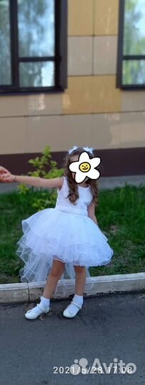 Нарядное платье для девочки 98-110