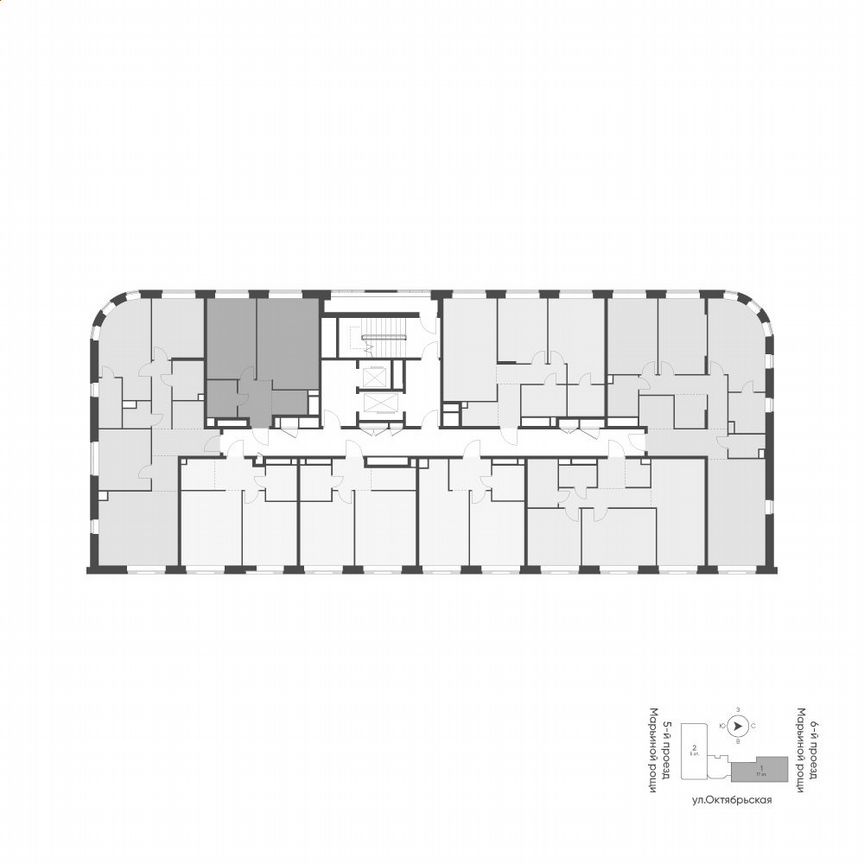 1-к. квартира, 48,9 м², 2/16 эт.