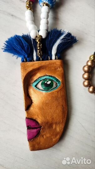 Бусы из дерева