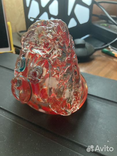 Фигурка из цветногл стекла