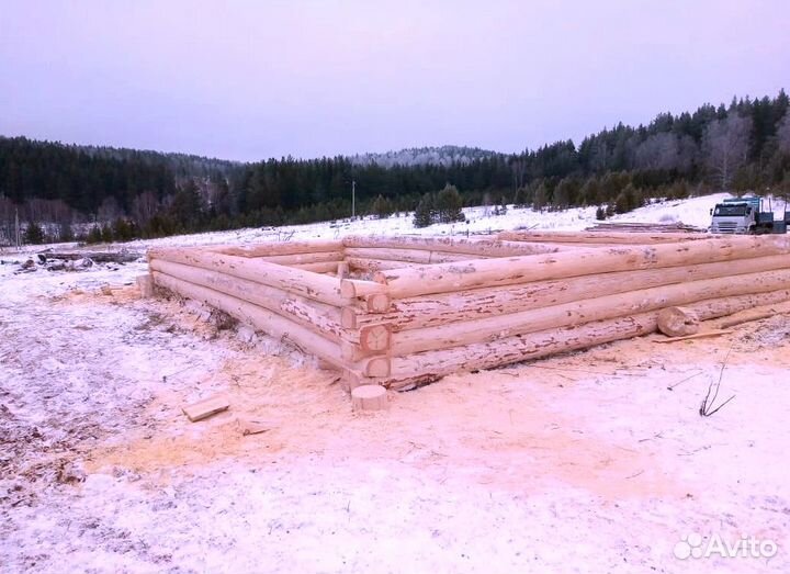 Срубы 3/6/2,2 в лапу. Срубы, брус, доски
