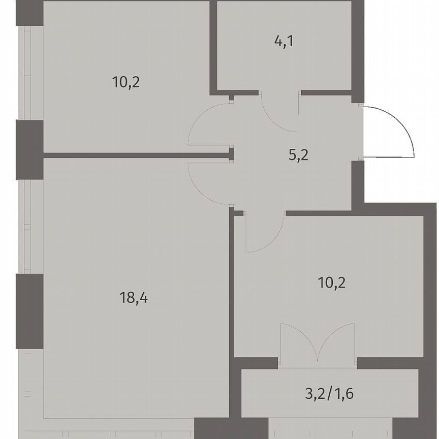 2-к. квартира, 49,7 м², 5/11 эт.