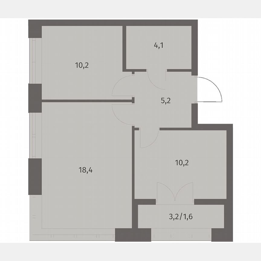 2-к. квартира, 49,7 м², 5/11 эт.