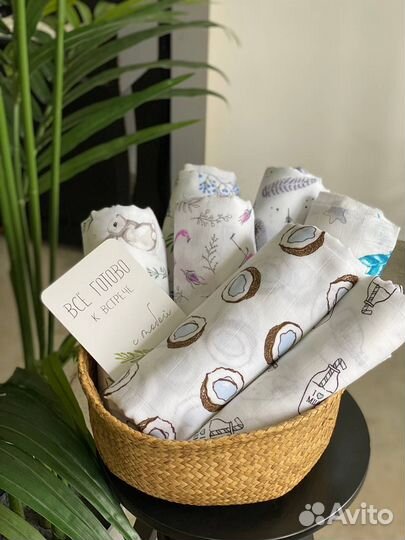 Новые пеленки муслиновые, фланелевые, трикотажные
