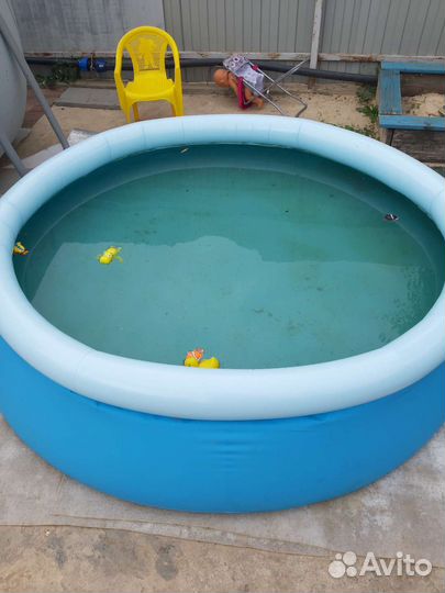 Детский надувной бассейн бу