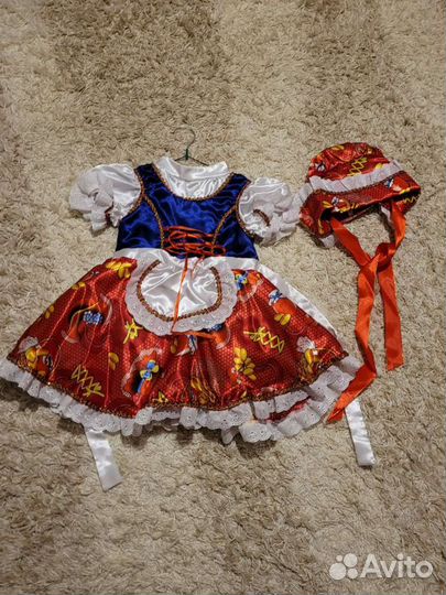 Новогодний костюм красной шапочки