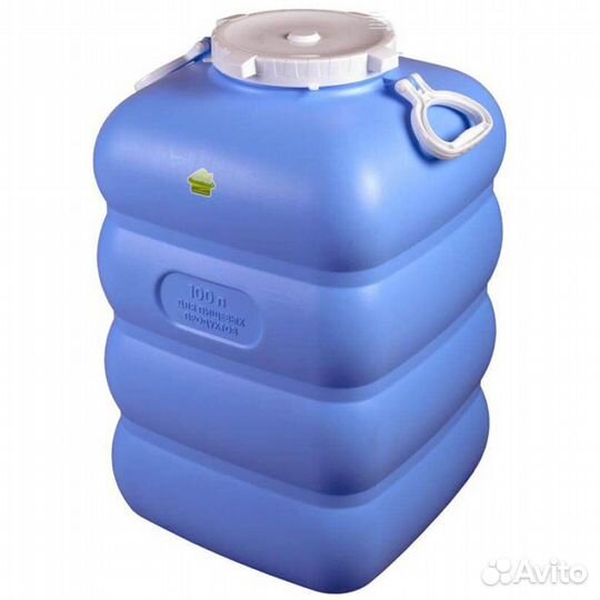 Бочка пластик пищевая 100 л с ручками
