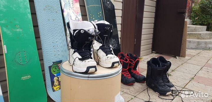 Сноубордические ботинки Salomon унисекс 41-42р