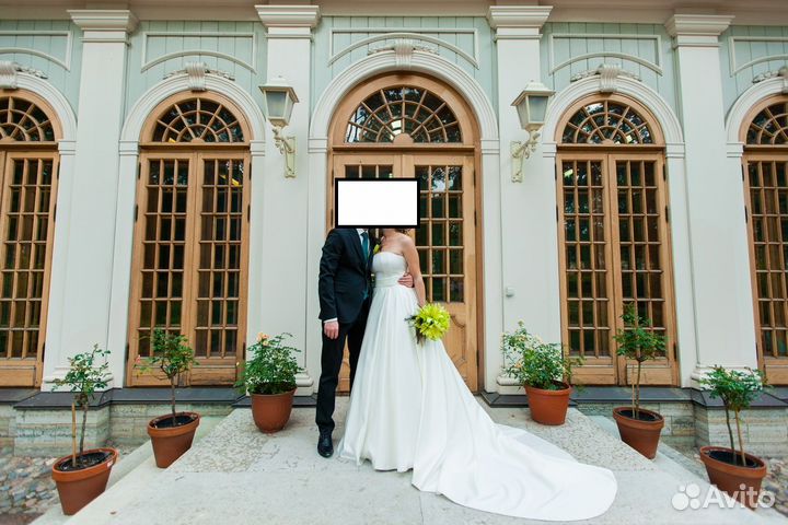 Свадебное платье pronovias dalamo + болеро+ туфли+