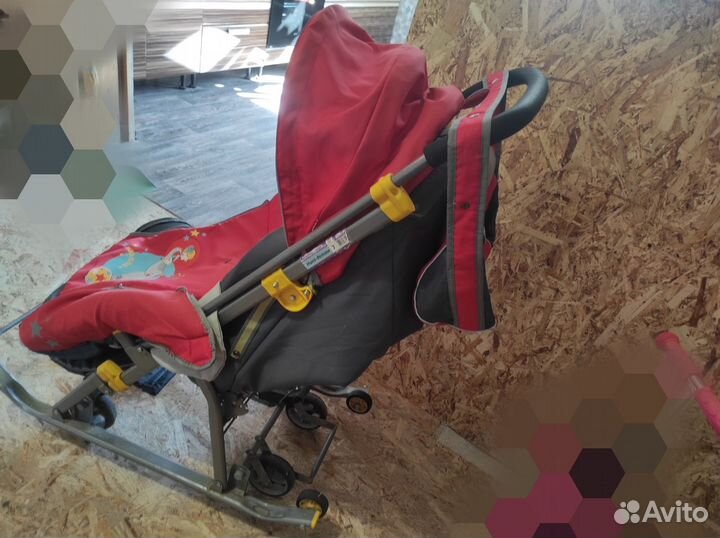 Санки коляска ника