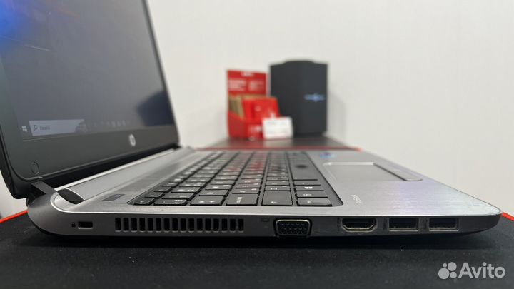 Бизнес ноутбук HP для дома и офиса / SSD / RAM 8Гб