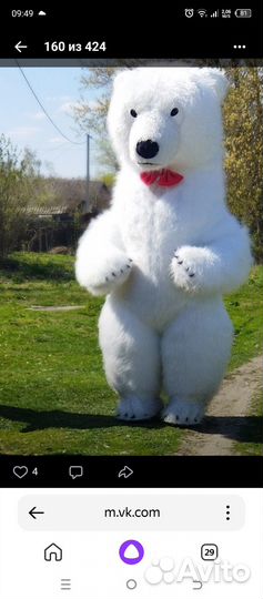 Продам ростовые куклы белый