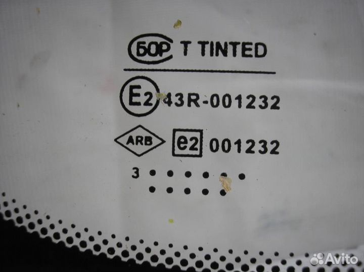 Стекло заднее Renault Logan 1 (LS0H) 2013