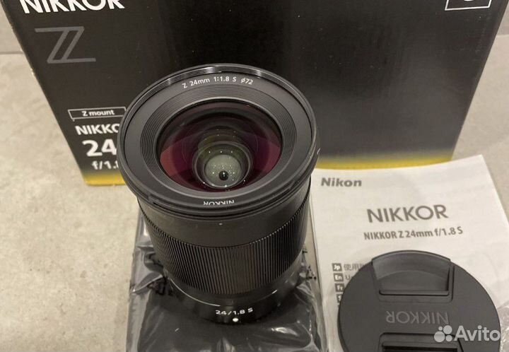 Nikon 24 f/1.8S Nikkor Z, новый