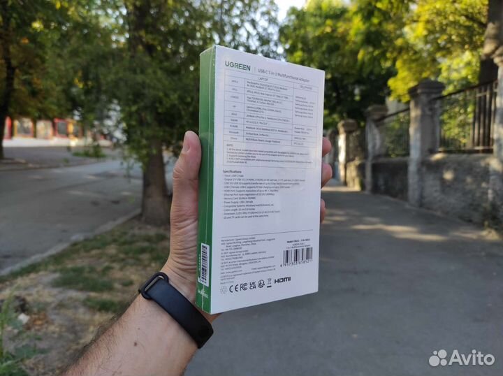 USB Hub (хаб) ugreen USB Type-C 7in1 (50852) новый