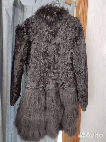 Шуба из овечьей шерсти