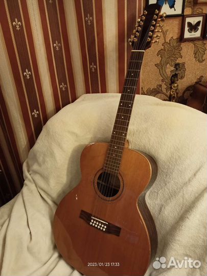 Гитара Strunal J980, 12- струнная, массив кедра