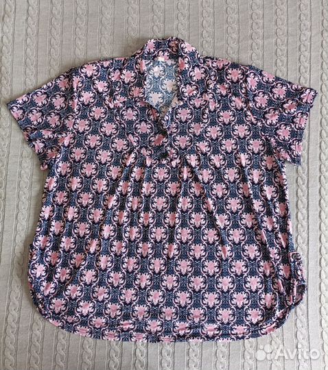 Блузка летняя с коротким рукавом 68-70 р-р
