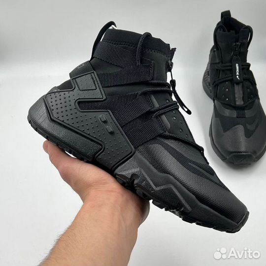 Мужские кроссовки Nike Air Huarache Gripp Black