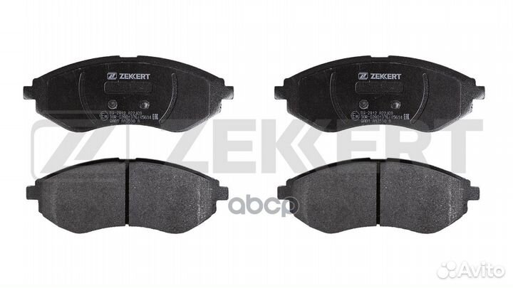 BS-2812 zekkert Колодки торм. диск. перед. BS-2812