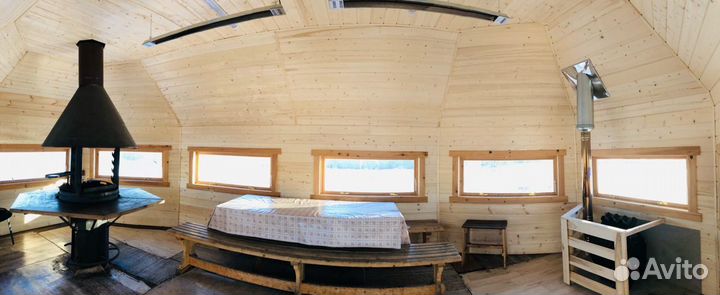 Беседки, домики в аренду. Мангальная зона