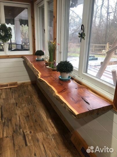 Подоконник из дерева