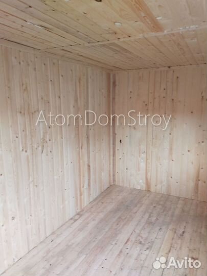 Вагончик бытовка строительная с установкой