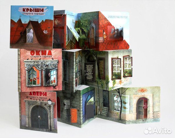 Крыши и окна и двери старого города