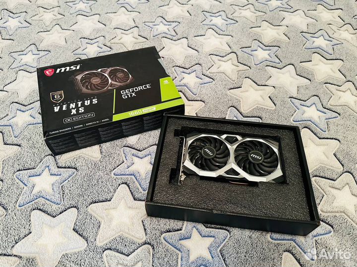 Видеокарта MSI GTX 1660 super ventus XS OC