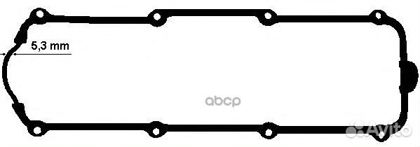 Прокл.клап.крышки 915.653 Elring