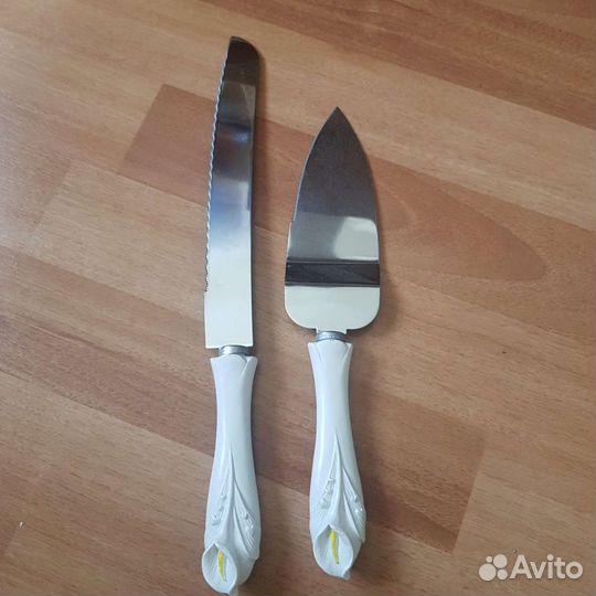 Лопатка и нож для свадебного торта подарок
