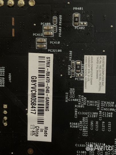 AMD Radeon RX 470 4GB asus Strix