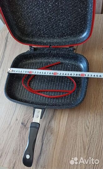 Двухсторонняя сковорода гриль(новая)