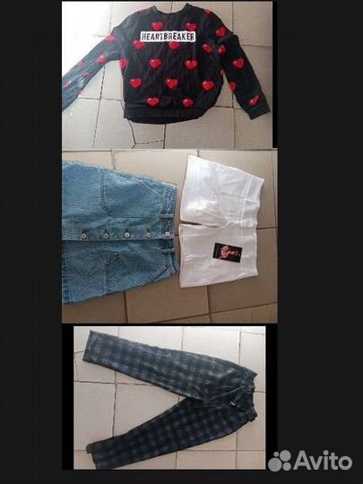 Много женских и детских вещей