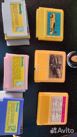 Картриджи dendy и оригинальная приставка