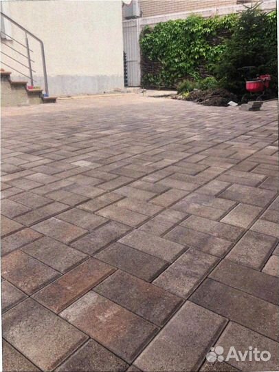 Тротуарная плитка сухопрессованная